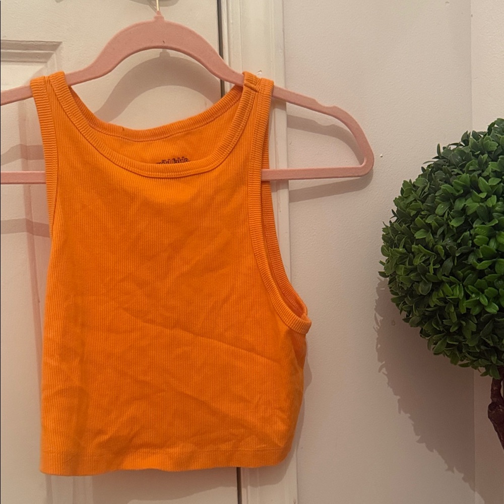 Vibrant Wild Fable Orange Tank Top